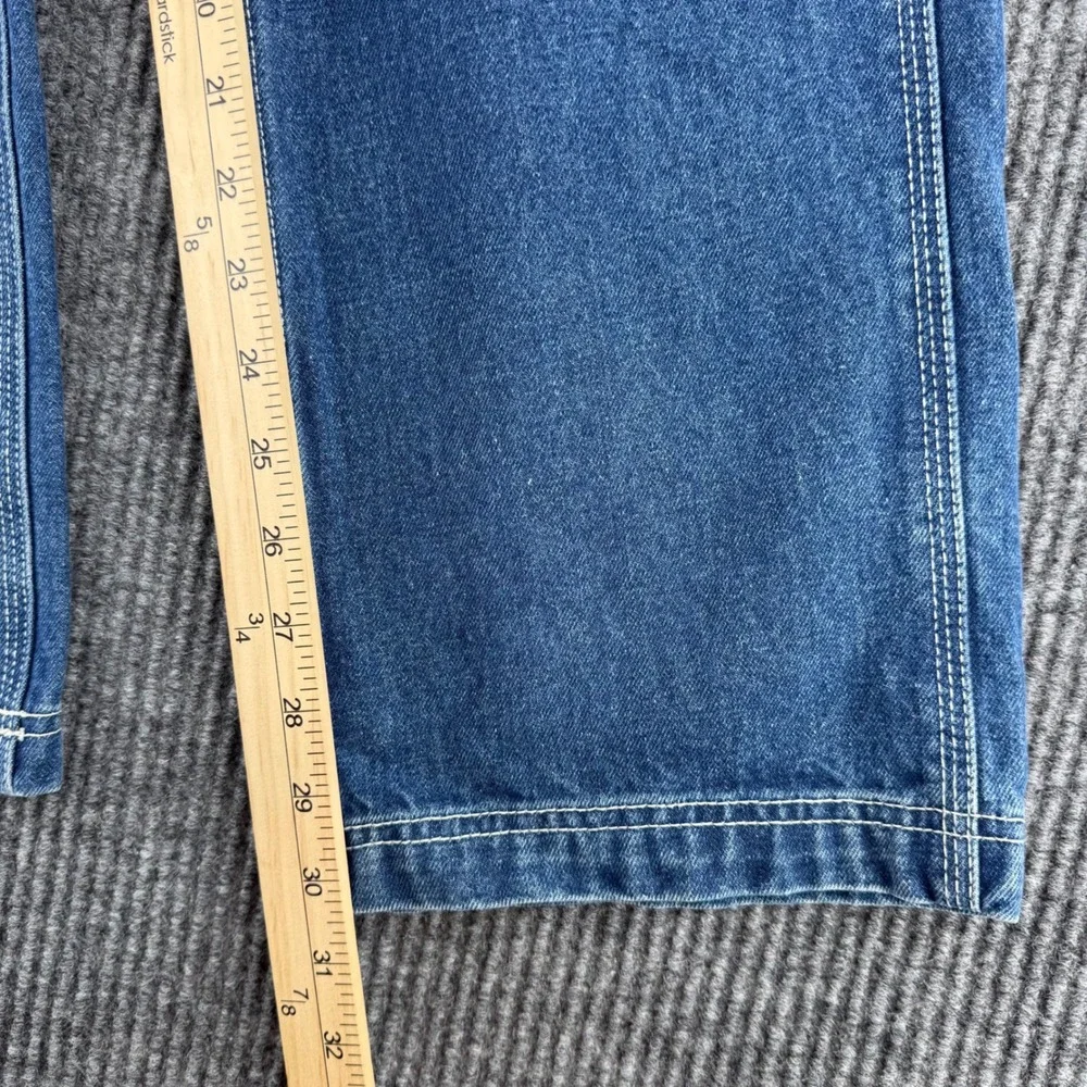 Craftsman Mens 32x32 Blue Denim Carpenter Overalls 100% Cotton Workwear